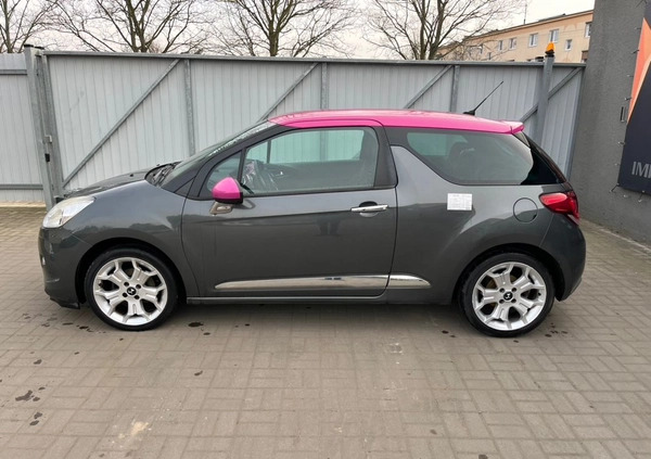 Citroen DS3 cena 11500 przebieg: 180927, rok produkcji 2012 z Łęczyca małe 121